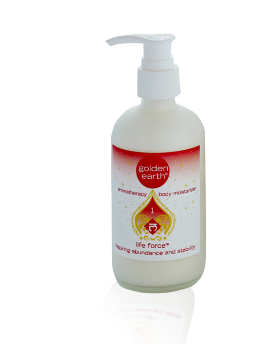 1st Chakra LIfe Force Body Moisturizer for Abundance, Grounding, Positive Energy In Your Daily Life Root Chakra Body Moistuirzer