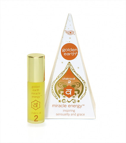 2nd Chakra Miracle Energy Oil Roll-on for Sensuality, Grace, Emotional balance and Joy, Sacral Chakra Essential Oil
