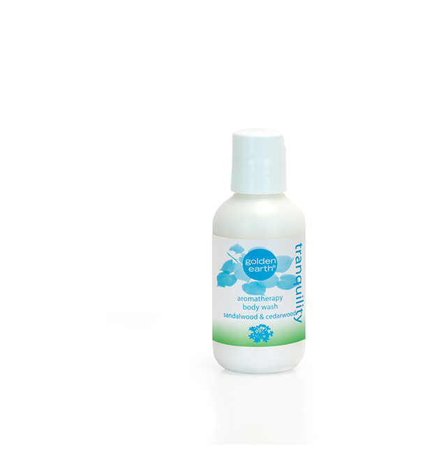 Shows an image of the Tranquility Body Moisturizer travel size bottle