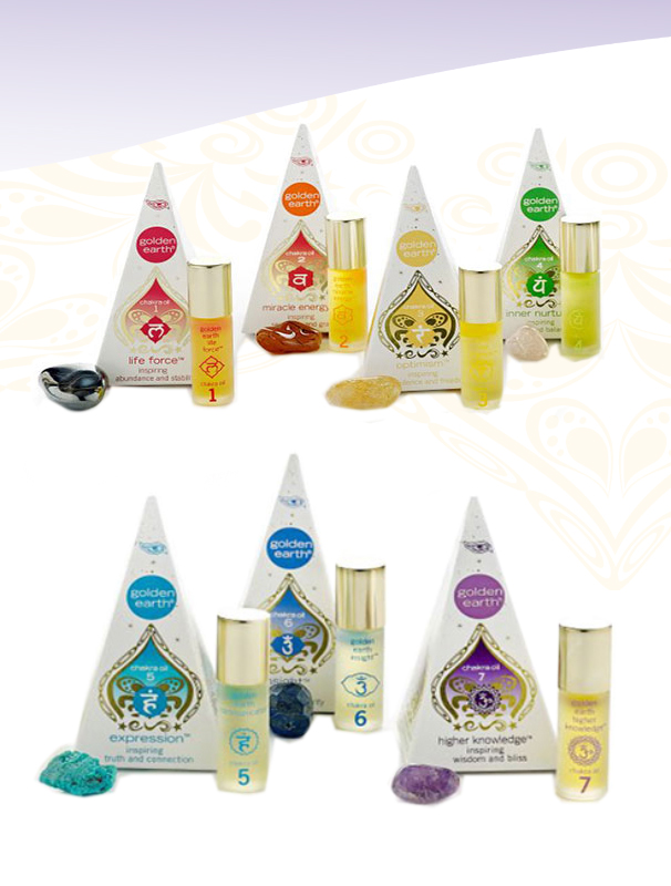 Shows the complete Chakra Wellness Collection